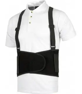 Cinturón Lumbar con tirantes regulables WFA302. Workteam