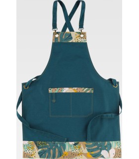 Delantal en tejido canvas estampado antimanchas M758. Workteam3