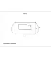 Delantal corto en tejido Canvas M723. Workteam2