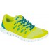 Zapatilla deportiva P4001 de rejilla con cordones. Suela EVA en blanco. Workteam