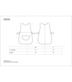 Casulla ajustable con corchetes M2008. Workteam5