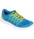Zapatilla deportiva P4001 de rejilla con cordones. Suela EVA en blanco. Workteam