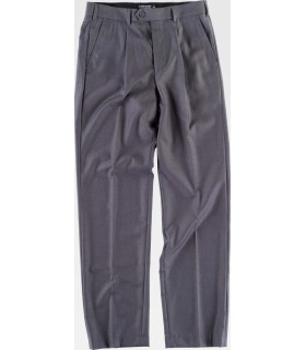 Pantalón de vestir recto con pinzas B9015. Workteam1