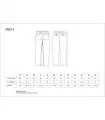 Pantalón de vestir recto con pinzas en poliéster B9014. Workteam3