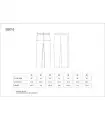 Pantalón de vestir recto de mujer B9016. Workteam5