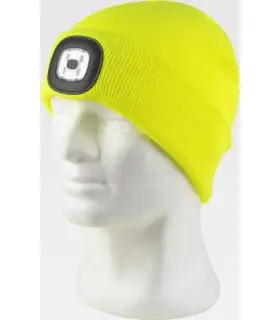 Gorro flúor con luz frontal WFA921. WORKTEAM1