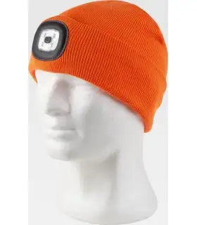 Gorro flúor con luz frontal WFA921. WORKTEAM2