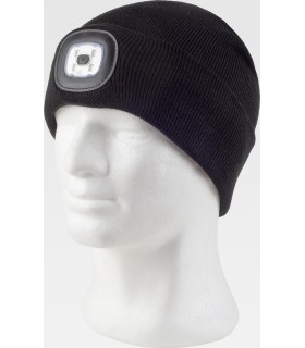 Gorro flúor con luz frontal WFA921. WORKTEAM3