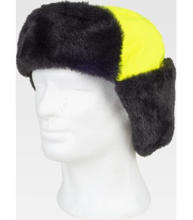 Gorro de pelo con orejeras de reflectante WFA935. Workteam2