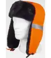 Gorro de pelo con orejeras de reflectante WFA935. Workteam3