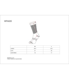 Calcetines pack de 3 pares combinados WFA020. Workteam2