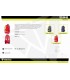 Mochila reflectante con capacidad para 17L WFA440. Workteam7