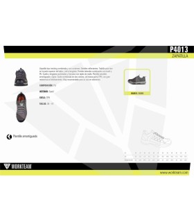 Zapatilla tipo trecking con cordones P4013. Workteam7