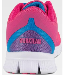 Zapatilla deportiva de rejilla con cordones P4001. Workteam18