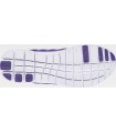 Zapatilla deportiva de rejilla con cordones P4001. Workteam23