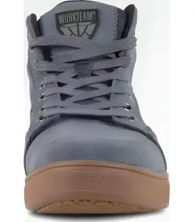 Zapatilla abotinada de serraje P4019. Workteam4