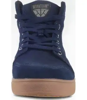 Zapatilla abotinada de serraje P4019. Workteam10