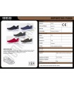 Zapatilla deportiva con cordones P4002. Workteam27