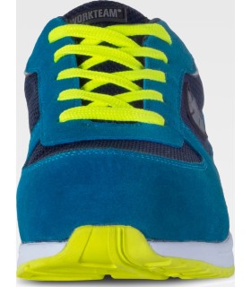 Zapatilla deportiva de serraje con cordones P3010. Workteam3