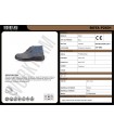 Bota de serraje y lona Certificada S1P P2601. Workteam7