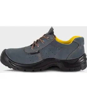 Zapato de serraje perforado certificado S1 P2501. Workteam1