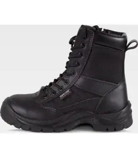 Bota de piel con cremallera lateral y cordones P3007. Workteam