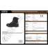 Bota de piel con cremallera lateral y cordones P3007. Workteam7