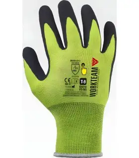 Guante con recubrimiento de nitrilo microporoso G5010. Workteam