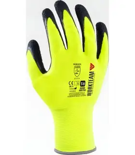 Guante de látex rugoso G6000. Workteam