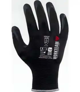 Guante de látex rugoso G6000. Workteam5