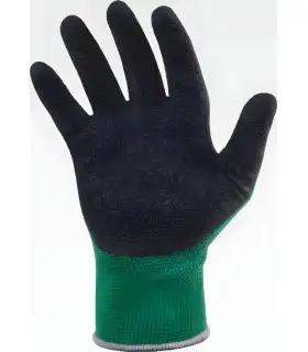 Guante de látex rugoso G6000. Workteam10