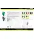 Guante de látex rugoso G6000. Workteam11