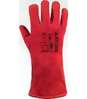 Guante de serraje especial soldadura G2501. PACK 12 und. Workteam