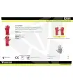 Guante de serraje especial soldadura G2501. PACK 12 und. Workteam3