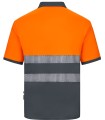 Polo de trabajo alta visibilidad de cintas segmentadas y poliéster reciclado 305533 Velilla26