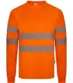 Camiseta de alta visibilidad, poliéster reciclado y cinta segmentada 305634. Velilla1