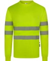 Camiseta de alta visibilidad, poliéster reciclado y cinta segmentada 305634. Velilla3