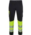 Pantalón de alta visibilidad stretch, reciclado y cinta segmentada 303032S. Velilla3