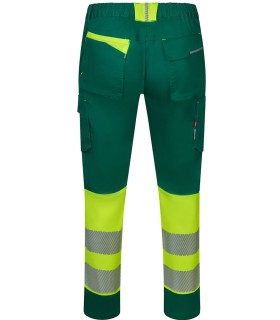Pantalón de alta visibilidad stretch, reciclado y cinta segmentada 303032S. Velilla6