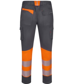 Pantalón de alta visibilidad stretch, reciclado y cinta segmentada 303032S. Velilla8