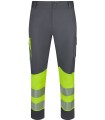Pantalón de alta visibilidad stretch, reciclado y cinta segmentada 303032S. Velilla9