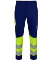 Pantalón de alta visibilidad stretch, reciclado y cinta segmentada 303032S. Velilla11