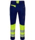 Pantalón de alta visibilidad stretch, reciclado y cinta segmentada 303032S. Velilla12