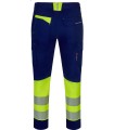 Pantalón de alta visibilidad stretch, reciclado y cinta segmentada 303032S. Velilla12