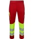 Pantalón de alta visibilidad stretch, reciclado y cinta segmentada 303032S. Velilla13