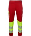 Pantalón de alta visibilidad stretch, reciclado y cinta segmentada 303032S. Velilla13