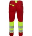 Pantalón de alta visibilidad stretch, reciclado y cinta segmentada 303032S. Velilla14