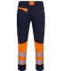 Pantalón de alta visibilidad stretch, reciclado y cinta segmentada 303032S. Velilla16