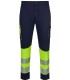 Pantalón de alta visibilidad stretch, reciclado y cinta segmentada 303032S. Velilla17
