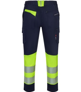 Pantalón de alta visibilidad stretch, reciclado y cinta segmentada 303032S. Velilla18